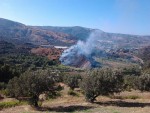 Incendio a Soverato vecchio